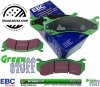 Przednie klocki GreenStuff + NAWIERCANE NACINANE tarcze hamulcowe EBC seria GD Chevrolet Express 2003-2008